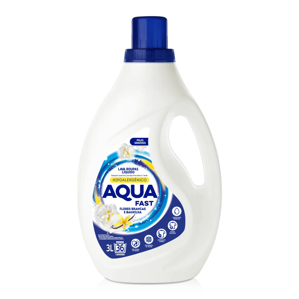 Lava Roupas Líquido Flores Brancas e Baunilha 3L