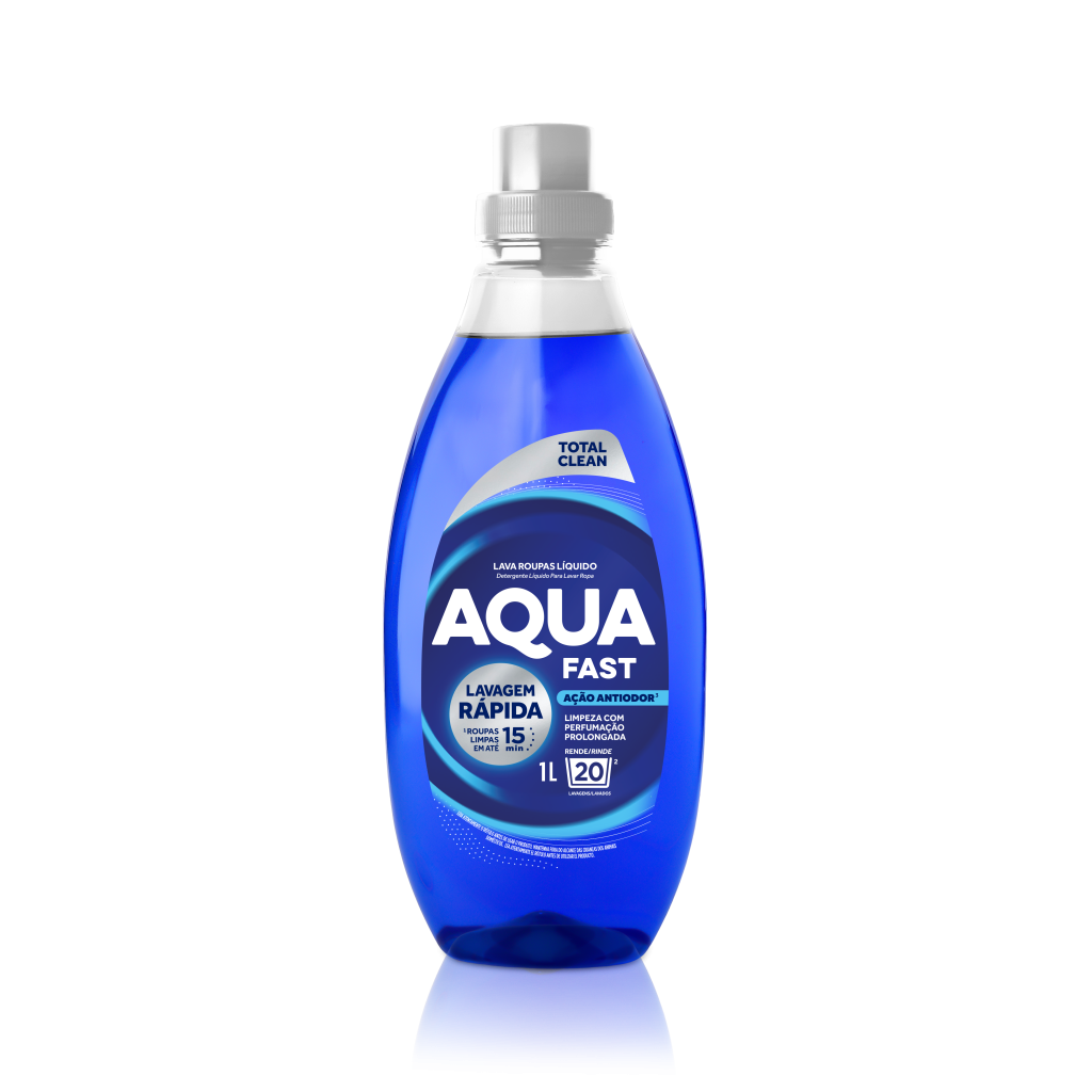Lava Roupas Líquido Lavagem Rápida Total Clean 1L