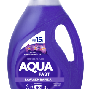 Lava Roupas Líquido Lavagem Rápida Fresh Clean 3L